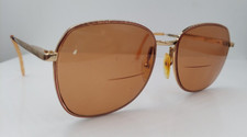 Vintage Lenscrafters Daydream Brown Gold Oval Sunglasses FRAMES ONLY