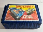 VINTAGE MATCHBOX SUPERFAST 24 CAR CARRY CASE & CARS: Blue Shark No 81 ETC 1970s