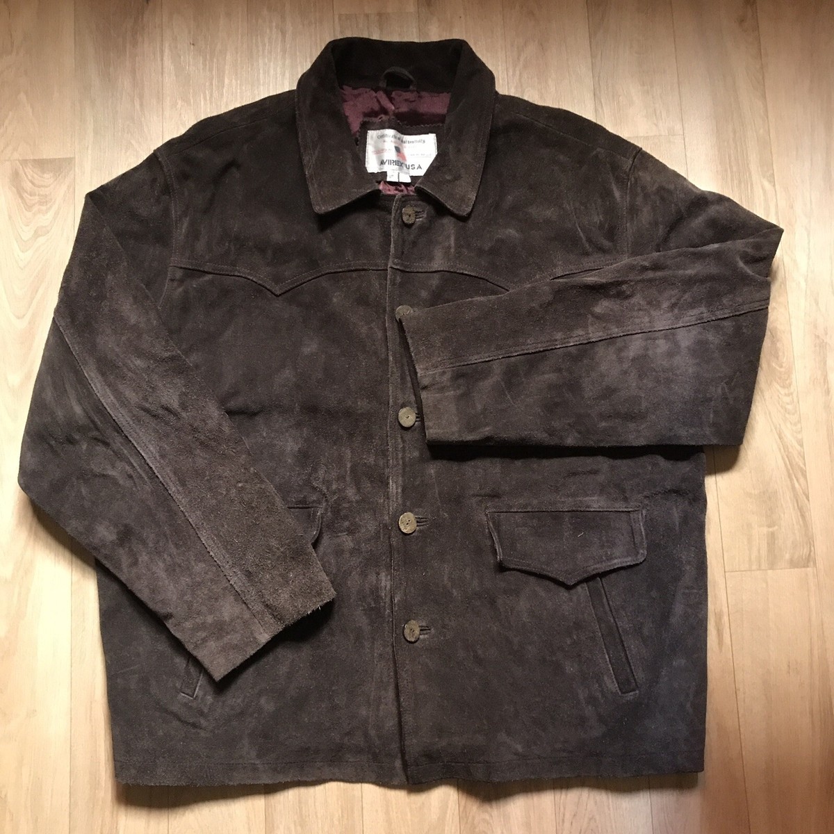 ジャケット・アウター AVIREX SUEDE LEATHER JACKET heavy weight AVIREX SUEDE LEATHER JACKET heavy weight