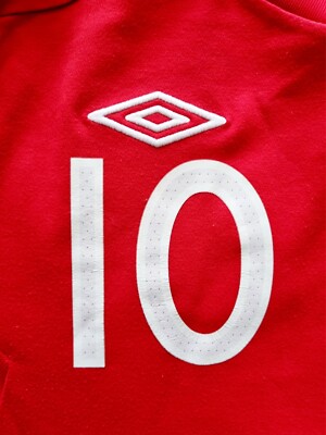 Maillot De Football Angleterre Extérieur 2010/2012 Umbro – Rooney #10 – Taille L