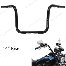 14" Rise Ape Hanger Handlebar Fit For Harley Softail FLST Sportster 883 1200