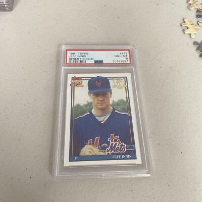 1991 Topps Desert Shield #443 JEFF INNIS PSA 8 METS AUTHENTIC | eBay