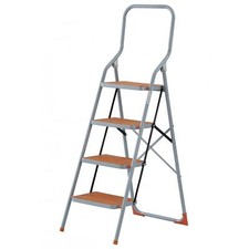 GIERRE SGABELLO SCALETTA STRUTTURA ACCIAIO PIEGHEVOLE SGABBY 4 GRADINI LARGHI
