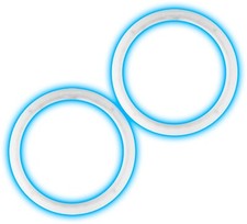 KICKER 47KLSR8 MARINE/BOAT RGB/LED/LIGHT SPEAKER RINGS FOR KM8 8" SPEAKERS PAIR