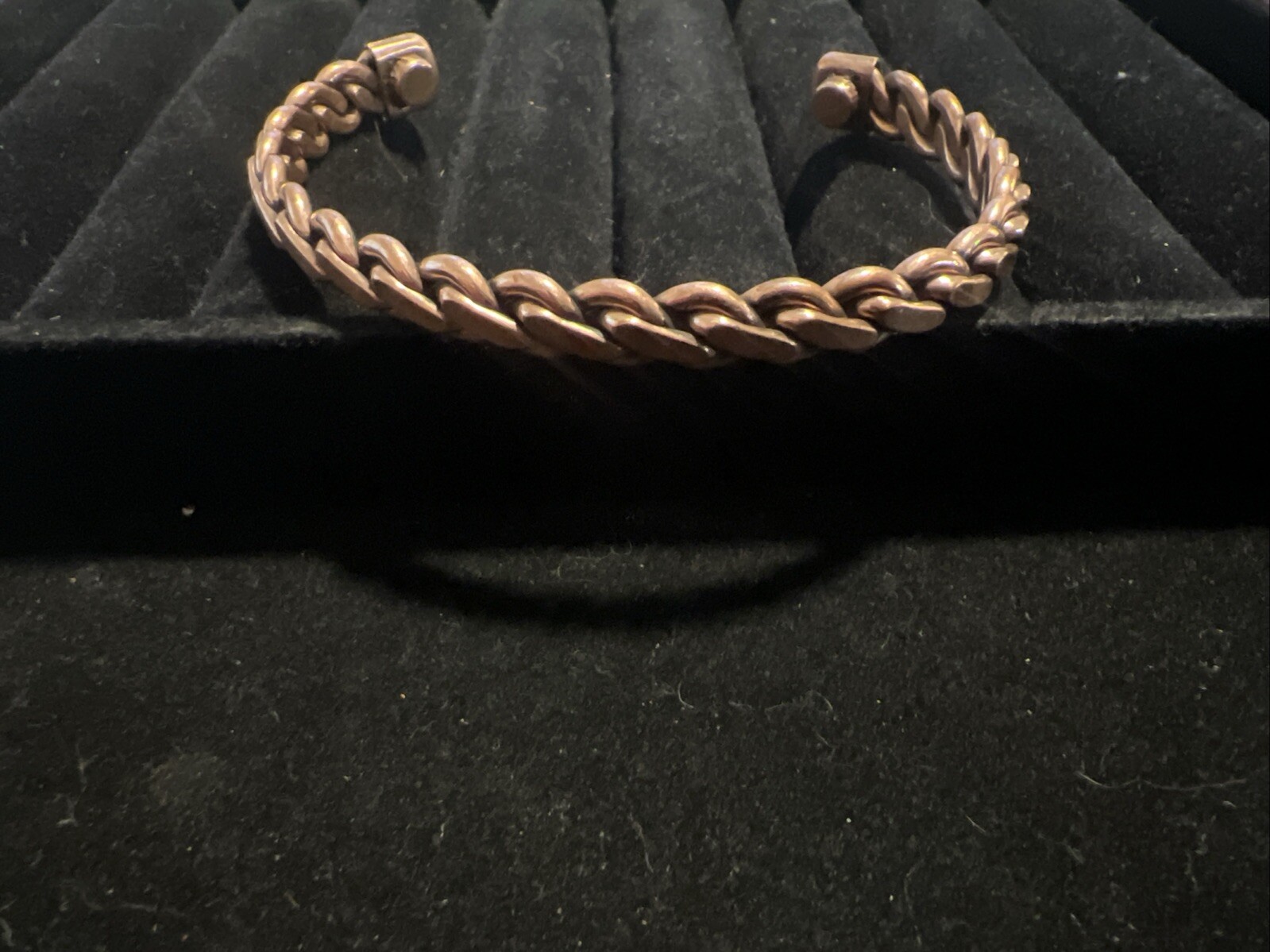 Vintage Solid Copper Cuff Bracelet For Women and … - image 12