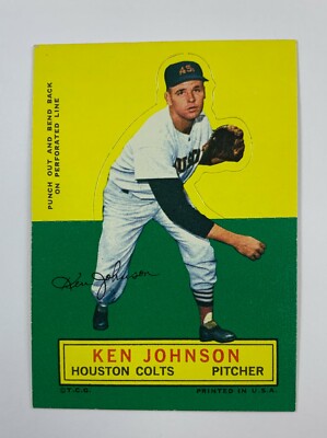 1964 Topps Standups Ken Johnson (Colts) 122E-797