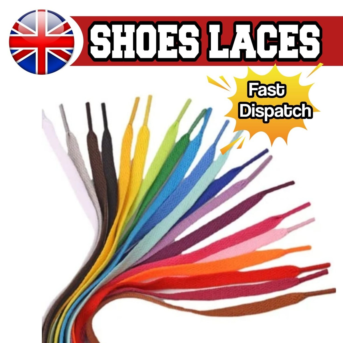 Flat Shoe Coloured Shoe Laces For Trainers Flat Shoe Laces For