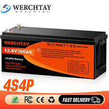 12V 300Ah LiFePO4 Lithium Battery 3840Wh LowTemp For RV Solar Home Boat Off-Grid