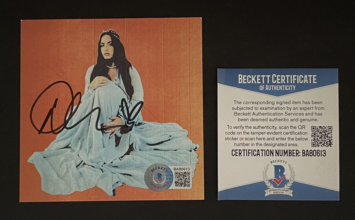 Demi Lovato Signed CD Cover Insert Autographed BAS Dancing