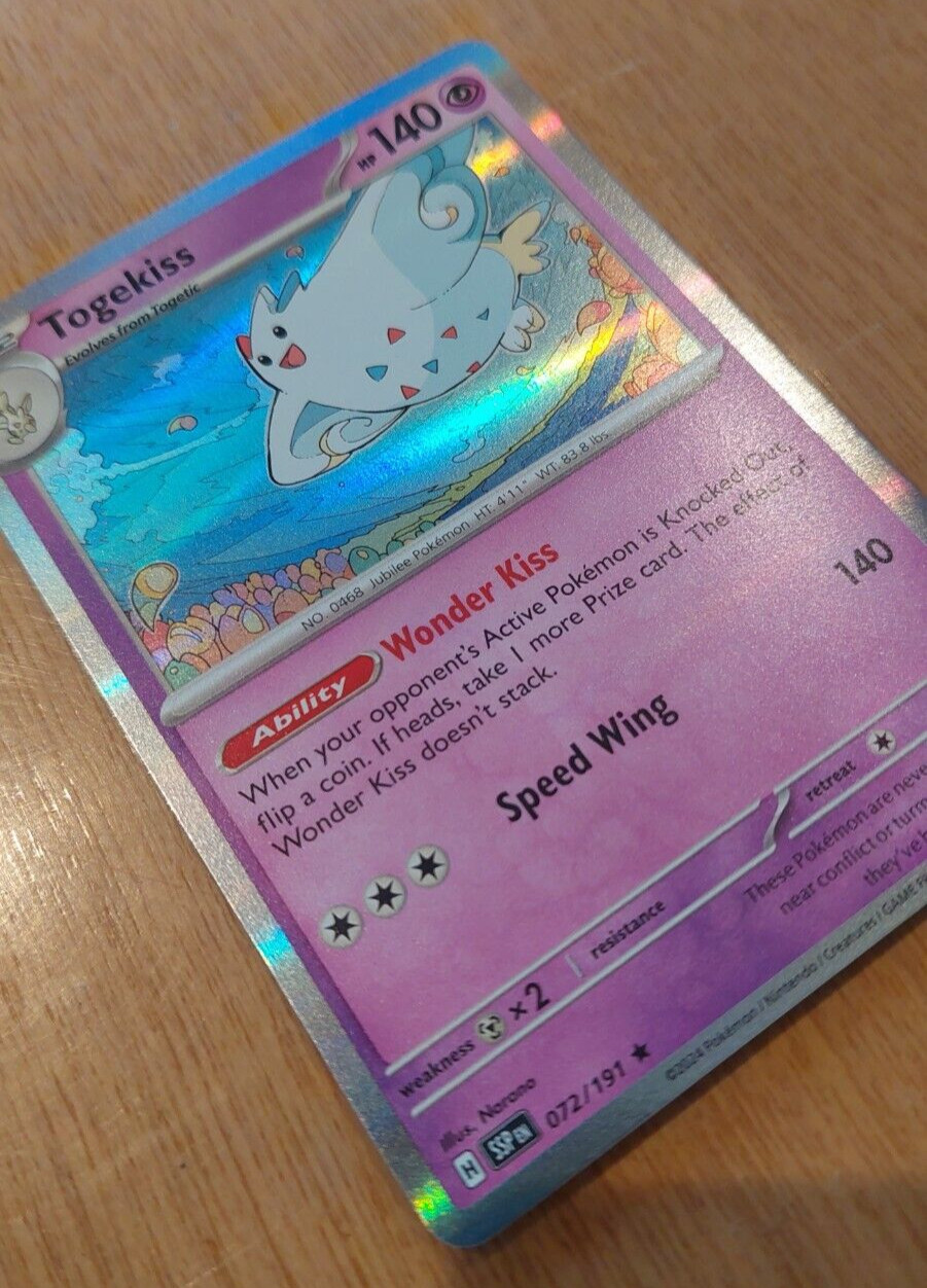 Togekiss 72/191 Holographic Pokemon card