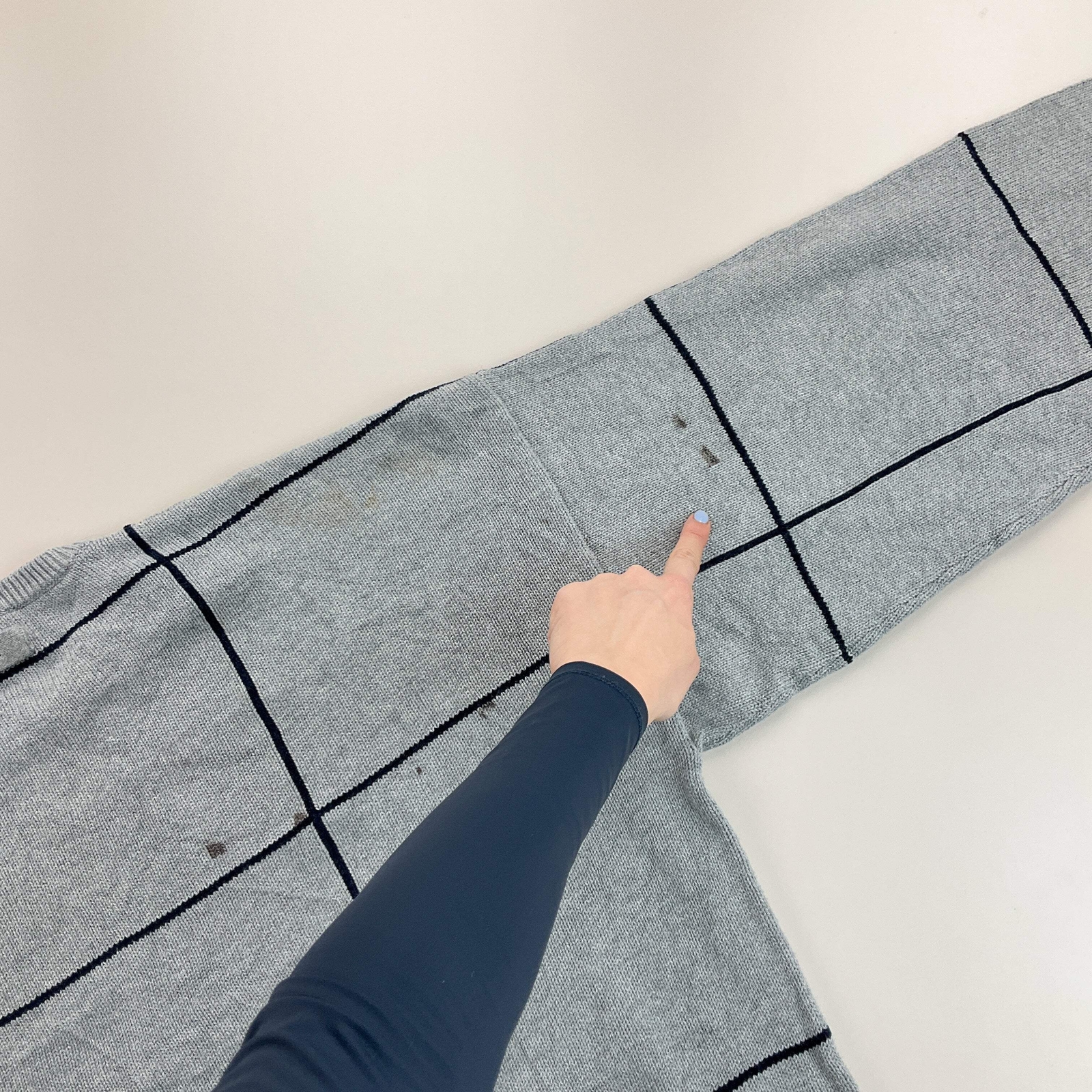 Modern Nautica Striped Gray Basic Sweatshirt - XL… - image 9