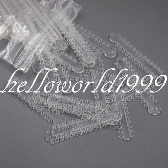 Dental Orthodontics Elastic Elastomeric Clear Color Ligature Ties 1008