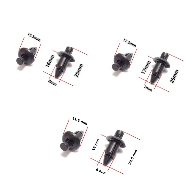 Tornillos de fijación de remache expansible de carenado para Aprilia Caponord 1200 2014-2018 Foto 2 de 4