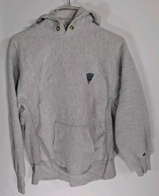 VTG Champion Reverse Weave Warm up Hoodie Sweatshirt 1980s MA