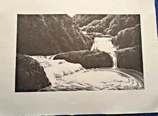 April Gornik - Cascading Waterfall Print 1998