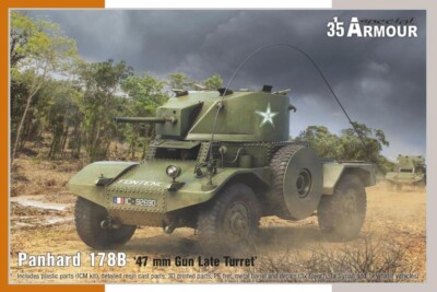 MW22 SPECIAL ARMOUR SA35009 PANHARD 178B 47MM GUN LATE TURRET PLASTIC KI 1/35