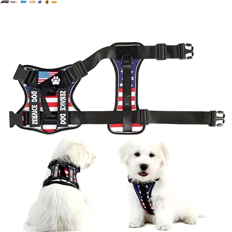 Dog Harness and Leash Set, Escape Proof No Pull Dog Vest Harness with Reflective