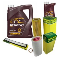 Inspektionspaket 6L Energy 5W-30 FüR Bmw 3Er Touring E46 320D 318D X3 E83 2.0D