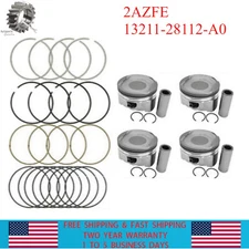 2.4L Pistons & Rings Kit 2AZFE For Toyota Camry RAV4 Scion tC XB 13211-28112-A0