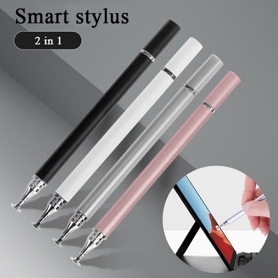 2 in 1 Stylus Pen Drawing Tablet Capacitive Screen Caneta Touch Pen for iOS //