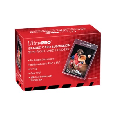 Ultra PRO - 200 x Semi Rigid Card Saver for Graded Card Submissions, Card Holder