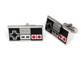 Nintendo Cartridge Tie Clip Tack, NES Cufflinks SNES Jewerly Cuff links Guy Geek