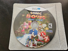 Nintendo Wii U Sonic Boom Rise of Lyric Video Game -Works, Disc Only- Sega