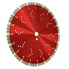 18" x 0.160" Laser Welded Arrow Tubor Seg Diamond Blade Wet Dry Fast Cutoff Saw