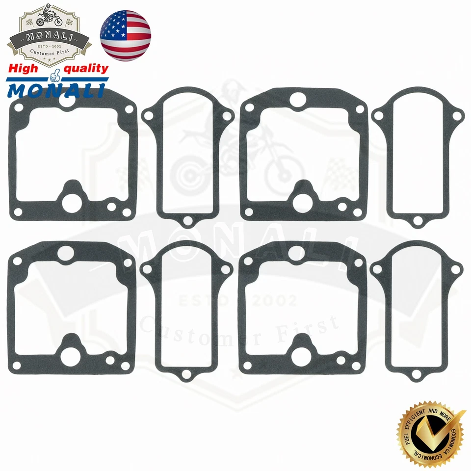 Kit de juntas de reparación de carburador flotador 4 piezas para Suzuki GS550 GS550E 77-79 GS550L nuevo Foto 3 de 4
