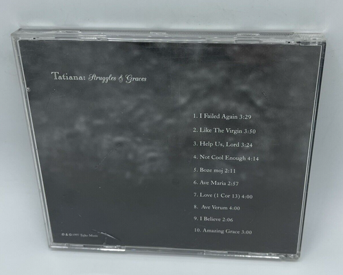 Tatiana Struggles & Graces Christian Musique CD 1997 Amazing Grace Ave Maria - Photo 2 sur 3