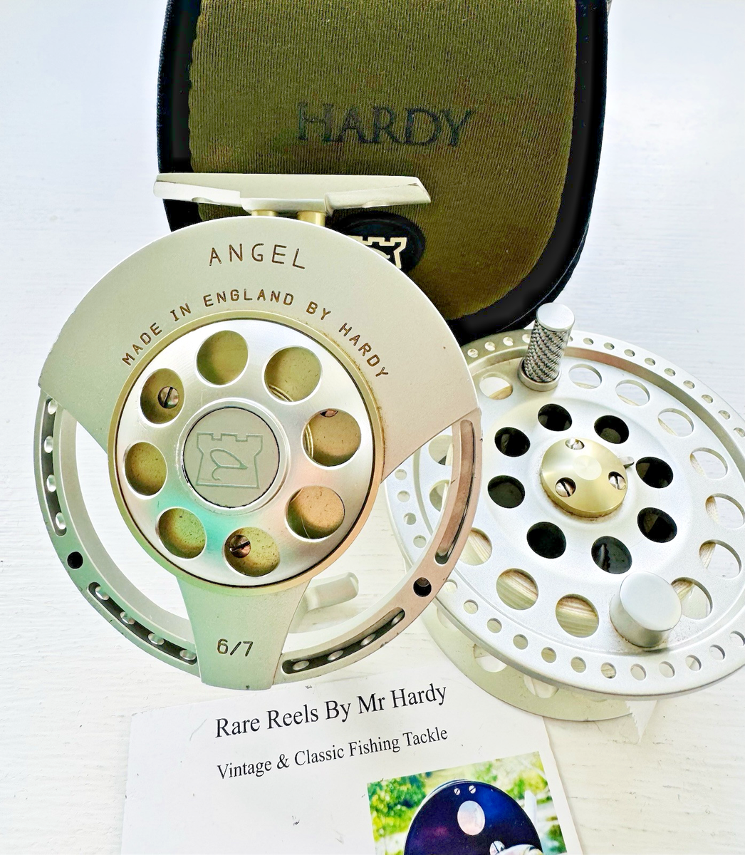 Hardy Angel Mk1 #6/7 Trout Fly Reel with Backing Line Box & Case