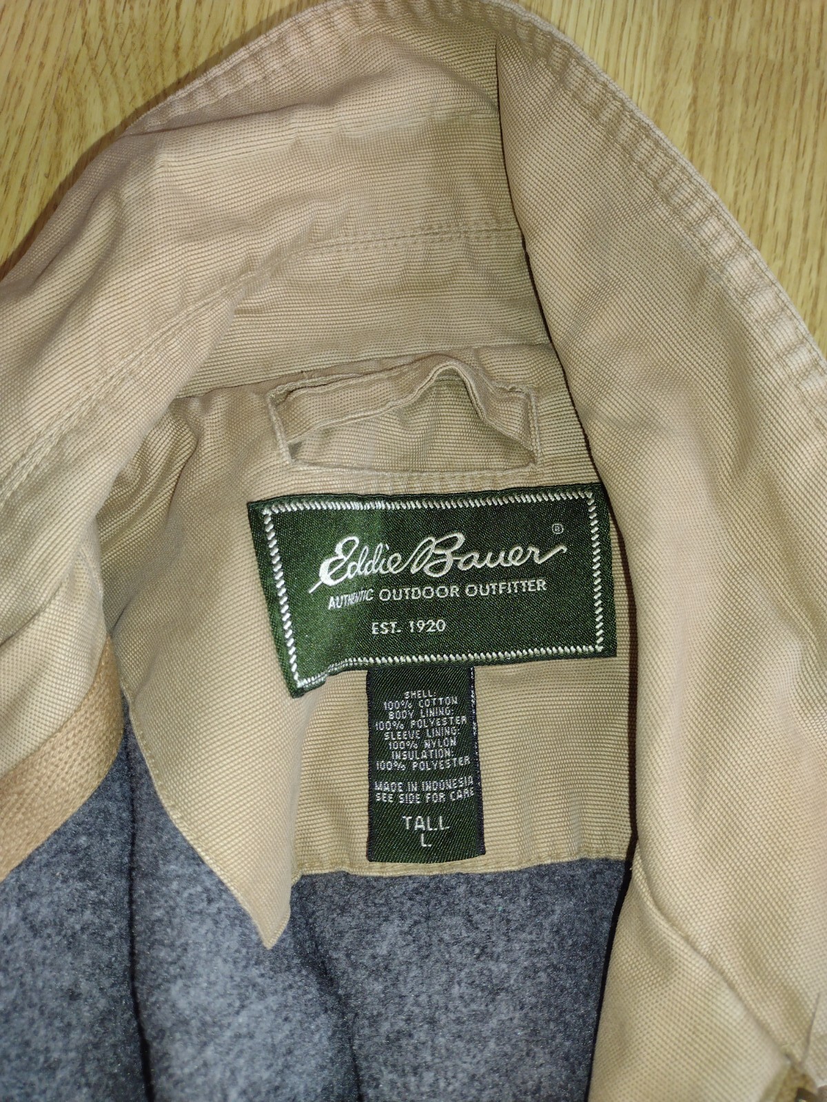 Tan Eddie Bauer Vth barn jacket, Xs main image 1