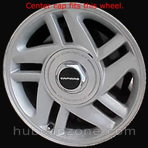 Brushed Aluminum Chevy Monte Carlo Center Caps 2001-2007 Chevrolet Monte Carlo - Image 3 of 4