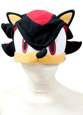 Sonic The Hedgehog Shadow Costume Hat Beanie Fleece Sega Licensed
