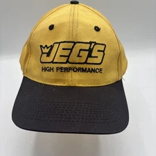 Jeg's High Performance Yellow and Black Adjustable Snapback Ball Cap Hat