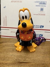 Disney Parks 2025 Pluto Sipper Cup Glow in the Dark Skeleton Light Up Pumpkin