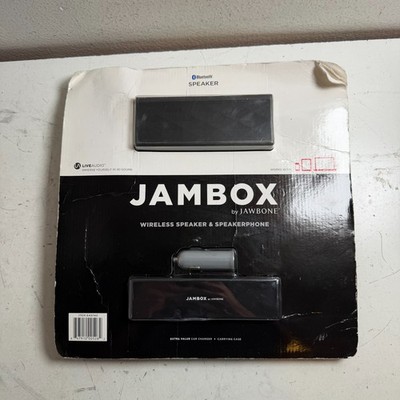 Jawbone Jambox Black Wireless Bluetooth Portable Speaker with Carring Case NEW