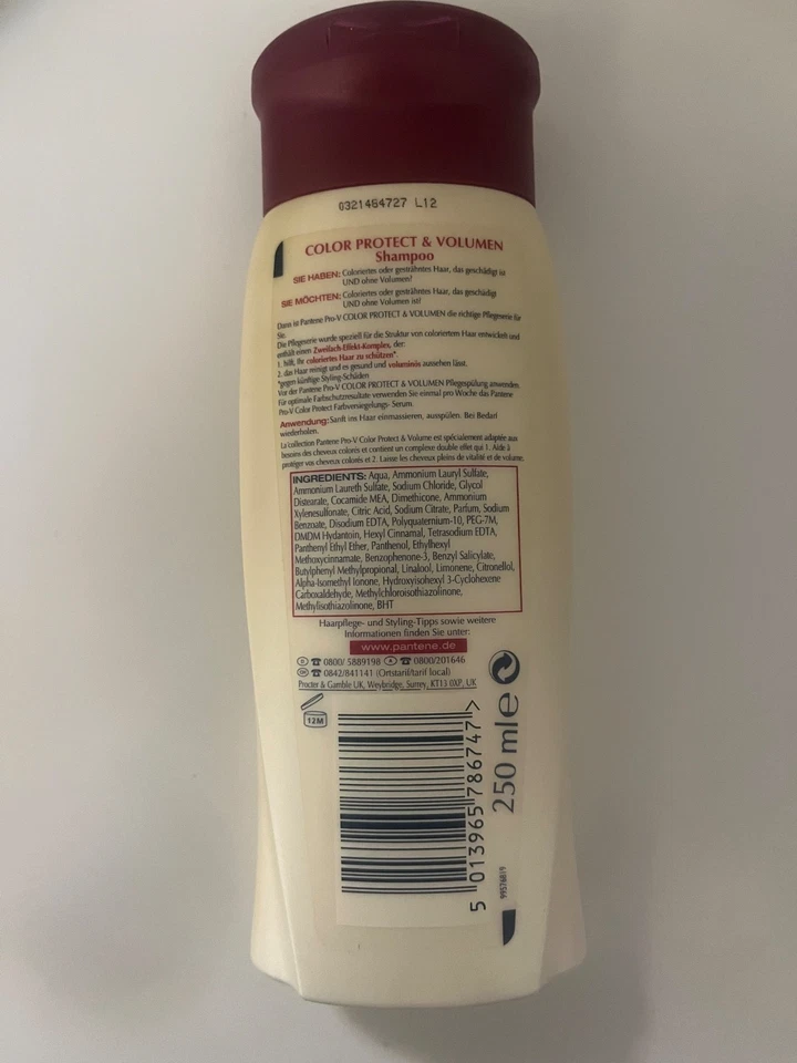 PANTENE PRO-V Color Protect & Volumen Shampoo 250ml - Bild 2 von 2