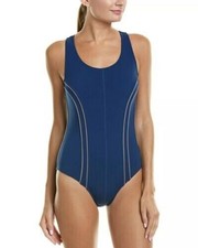 Free People Movement Blue Delta Bodysuit Racerback Yoga Activewear Medium