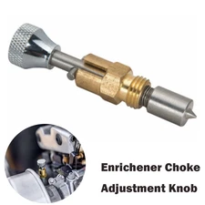 Chrome Carburetor Carb Choke Adjustment Enrichment Knob For Harley Super E G B
