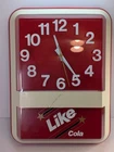 Vintage LIKE Cola Bar Clock Light Like Coca  Soda Lighted Sign( READ DESCRIPTION