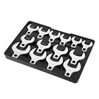 Crowfoot Wrench Set 1/2" Drive 14-Piece Crows Foot Wrench Set Sae 40Cr