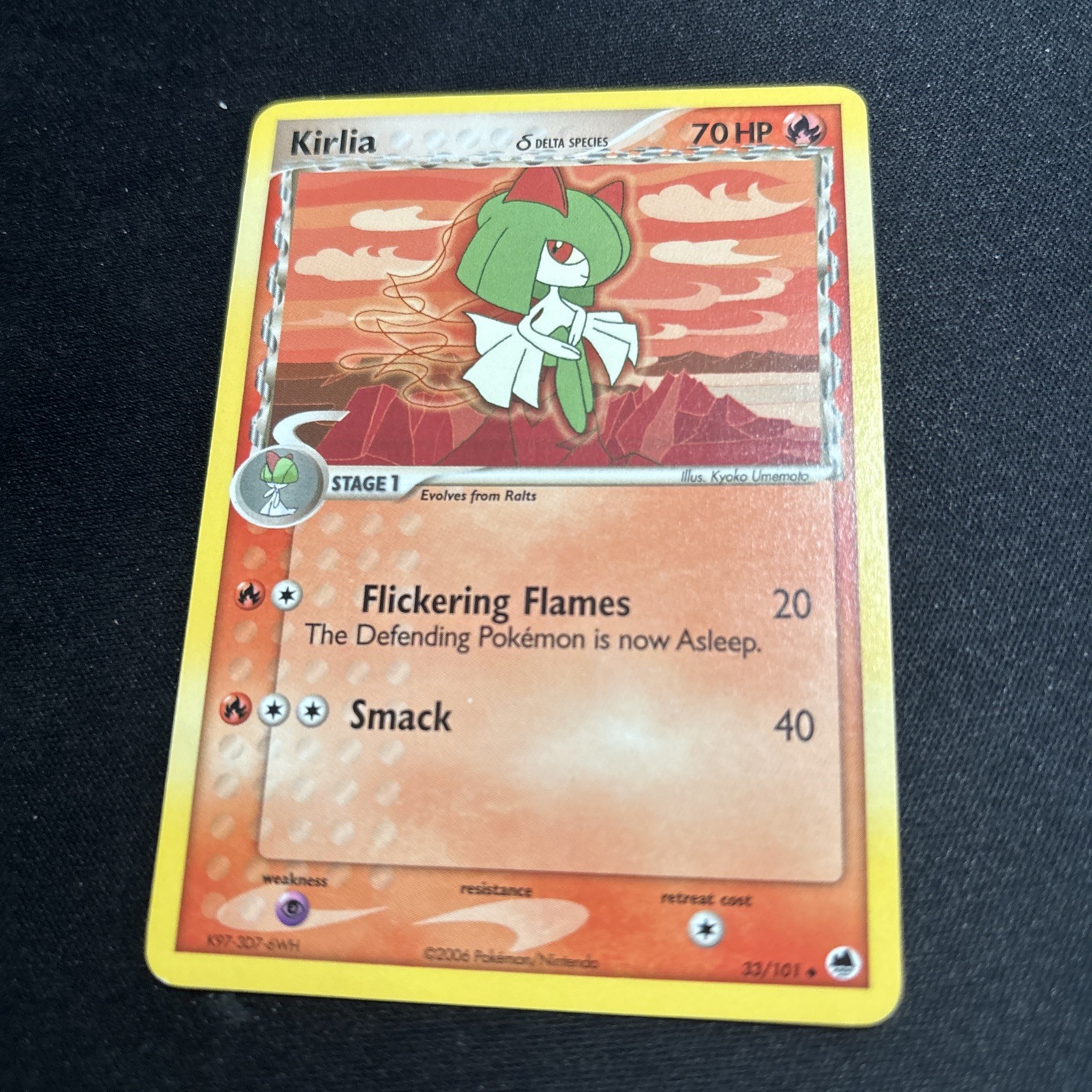 Kirlia 33/101 Dragon Frontiers Regular Uncommon Pokemon Card TCG English LP