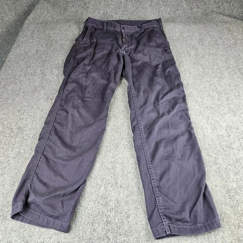NeeseWear Neese FR Flame Resistant Work Pants Navy Blue 32x28.5 NFPA 2112 HRC 2 - product listing photo