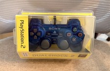 New Sony PlayStation 2 PS2 DualShock 2 Wired Controller Ocean Blue SCPH-10010