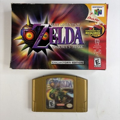 Legend of Zelda: Majora's Mask Nintendo 64 N64 Collectors Edition In Box RARE