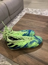 Adidas Nemeziz 19.3 FG Soccer Cleats FV3988 Signal Green Blue Youth Size 5