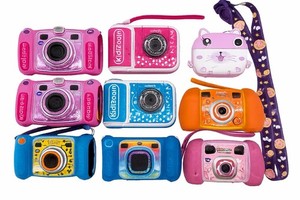 LOT of 9 VTech KidiZoom Digital Camera Duo PrintCam Pix Plus Photo Untested