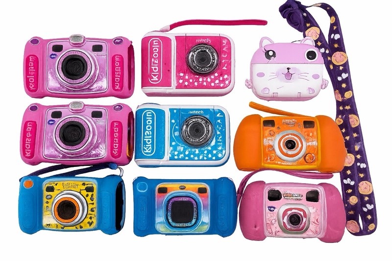 LOT of 9 VTech KidiZoom Digital Camera Duo PrintCam Pix Plus Photo Untested