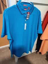 MENS SIZE LARGE IZOD POLO NWT HAWAIIAN OCEAN COLOR